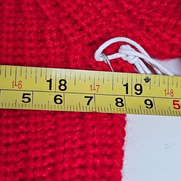 CALLAHAN x REVOLVE Cowl Neck Red Knit Sweater Dress Long Sleeve Womens‎ S - Picture 7 of 11